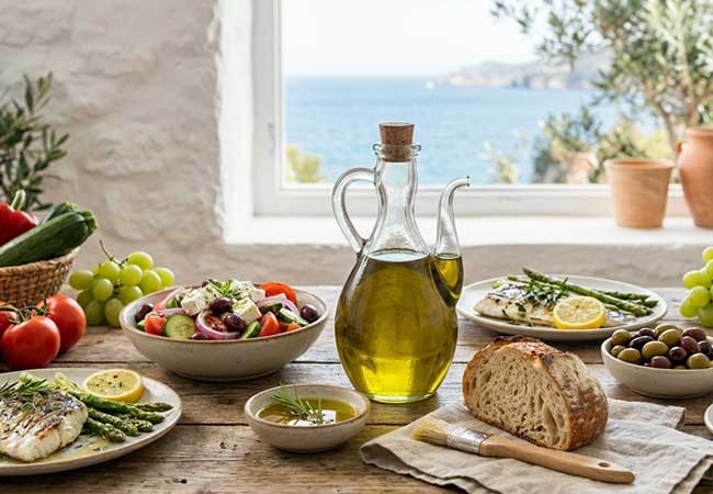 dieta mediterránea y aceite de oliva